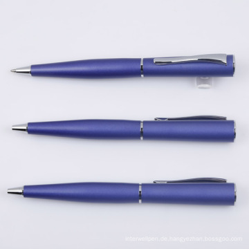 Qualität angepasst Metall Twist Pen mit Logo für Geschenk blau Tc-7015b